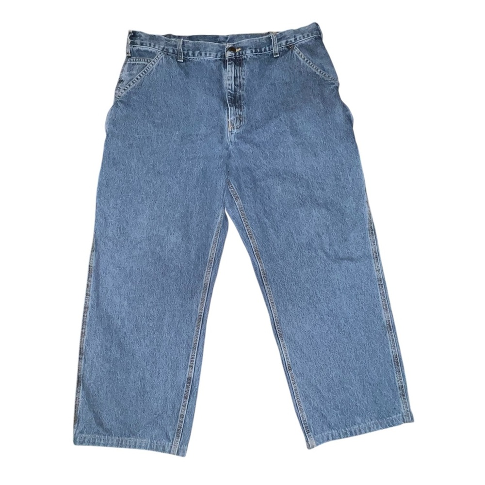 Carhartt Carpenter 8 Pocket Jeans Size 38x30 Men's Work‎ Pant 100% Cotton